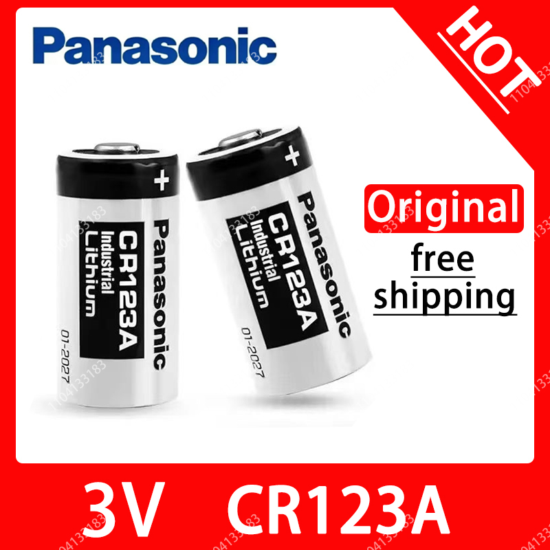 Oryginalna bateria litowa Panasonic 123 3 V Arlo CR123A CR17345 DL123A EL123A 123A