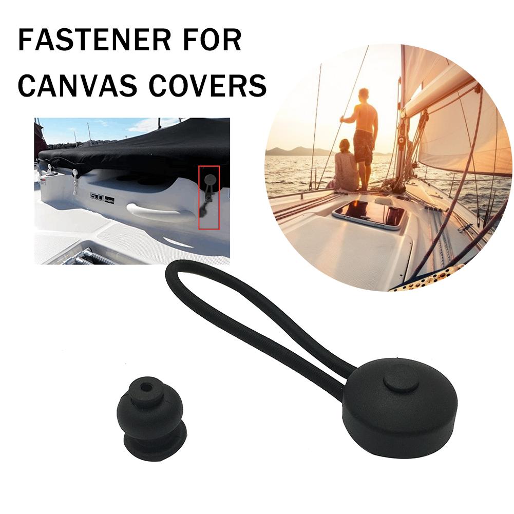 Zwarte schokkoord & sluiting voor canvas multifunctionele schokkoord & sluiting voor boot