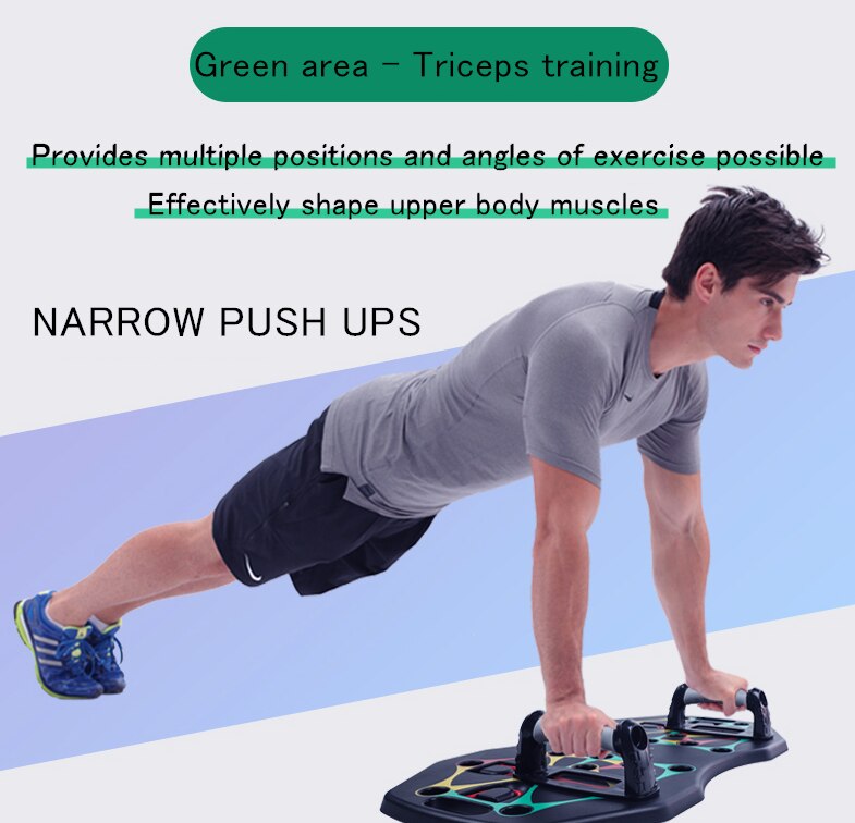 K2017 Foldable Push Up Board Multifunctional Body Comprehensive Exercise Stands Slimming Gym