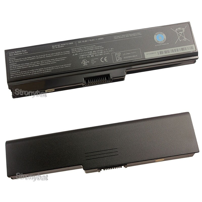 Nueva batería de portátil para Toshiba PA3817U-1BAS PA3818U, PA3819U-1BRS de modelos exclusivos C675-s7103 P755 P750