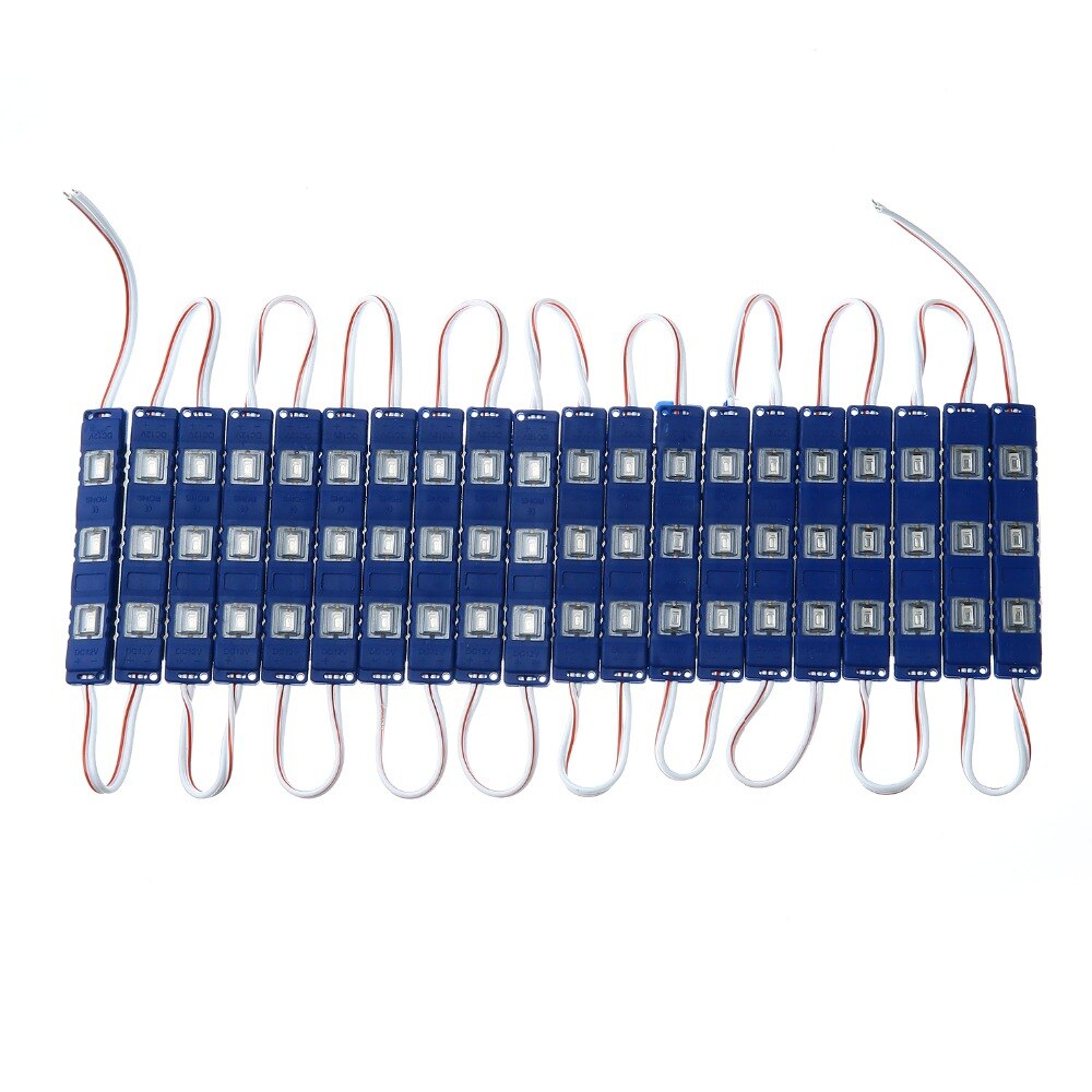OSIDEN 100 STKS 5730 LED Module 12 V Spuitgieten Module Super Heldere Waterdichte IP65 rood/groen/blauw/geel/Roze/Warm wit