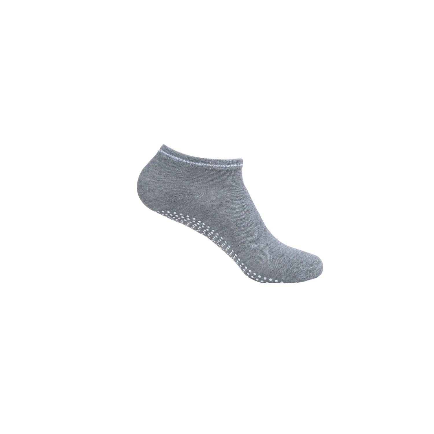 Chaussettes de Yoga pour femmes, lot de 4, antidérapantes, pour Ballet, Trampoline, gymnastique: Grey