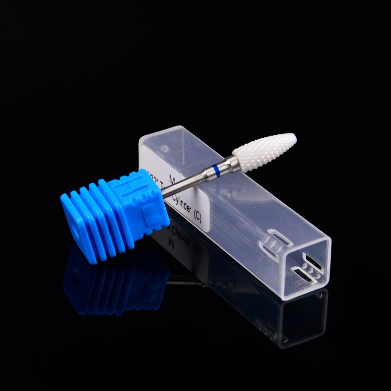 Brocas de cerámica para uñas, 1 unidad, tamaño M XC, para uñas de manicura y pedicura eléctrica, accesorios de herramientas