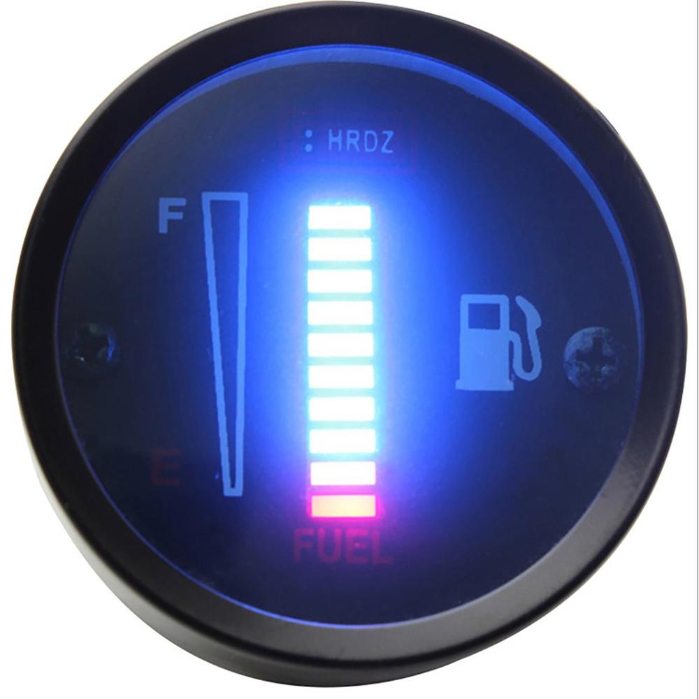 Car And Motorcycle Modified Instrument 52Mm2 Inch Fuel Gauge 12V Led Fuel Gauge Fuel Gauge 12V Led Fuel Gauge