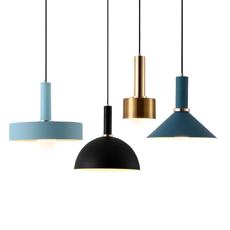 Nordiske macarons pendellamper moderne soveværelse sengebord spisestue pendel bar/café individuelle lysarmaturer