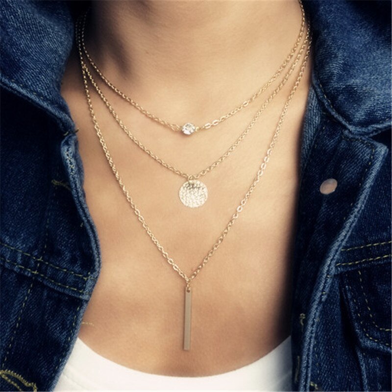 Roda 12 18K Gold Crystal and Multi-Stone Shaker Pendant Necklace