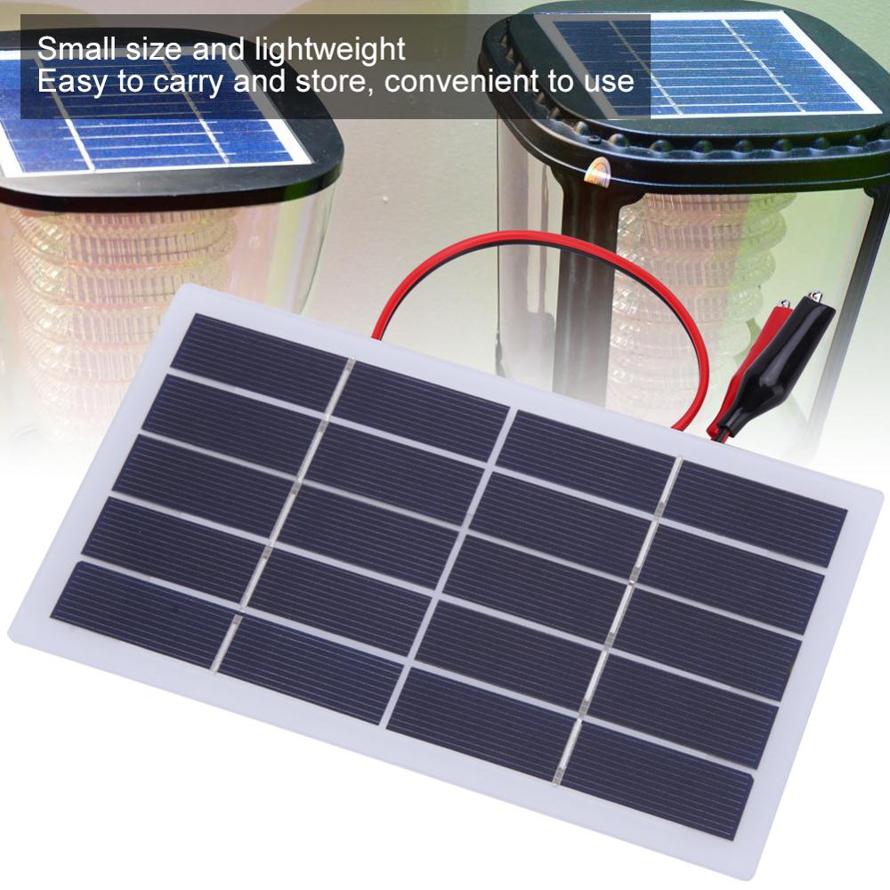 4W 5V Polycrystalline Silicon DIY Using Solar Panel 800MA Lightweight Easy Carry Electrical Equipment And Products 172x175x2MM