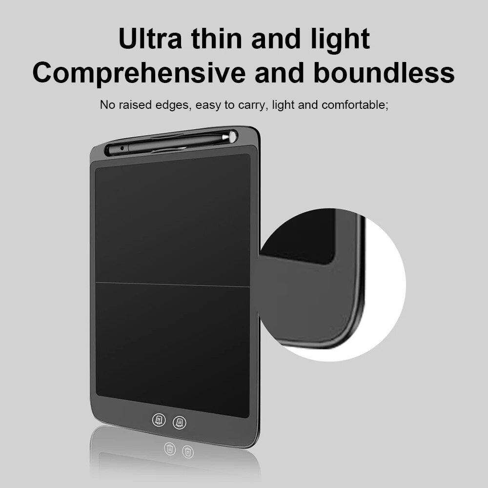 12 Inch LCD Writing Tablet Electronic Drawing Doodle Board Digital Colorful Handwriting Pad for Kids and Adult Protect Eyes