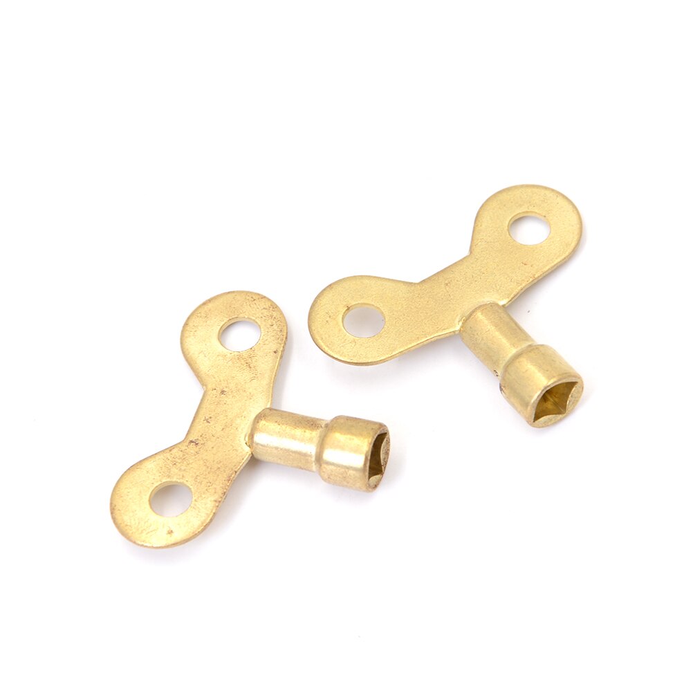 2 stuks sleutel vierkante inbus waterkraan kraansleutel voor waterkraan massief messing speciaal slot radiator leidingontluchting