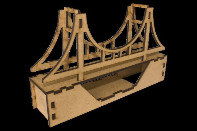 Houten Puzzel/3D Geschilderd Hout Köprü19x5x11cm 440279153