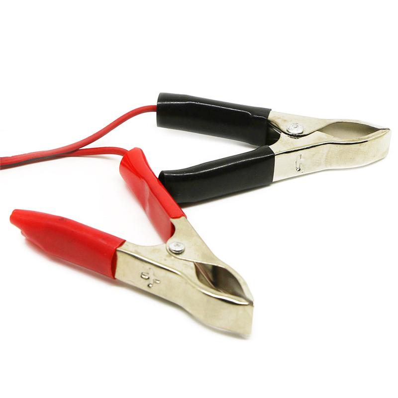 Alligator Clip Kabel Kleine Clip Auto Sigarettenaansteker Clip Verlengkabel Batterij Kabel H1A4