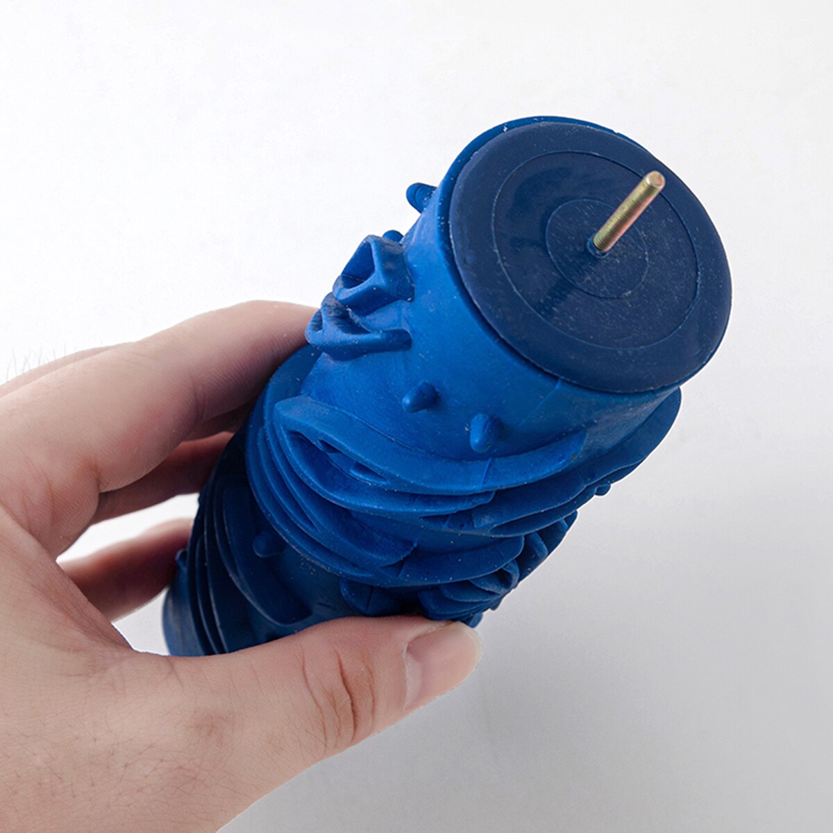 Embossed Paint Roller Patterned Rubber Roller Wall Texture Stencil Brush Wall Painting Tool Leaf Wood Grain Roller Soft Rubber