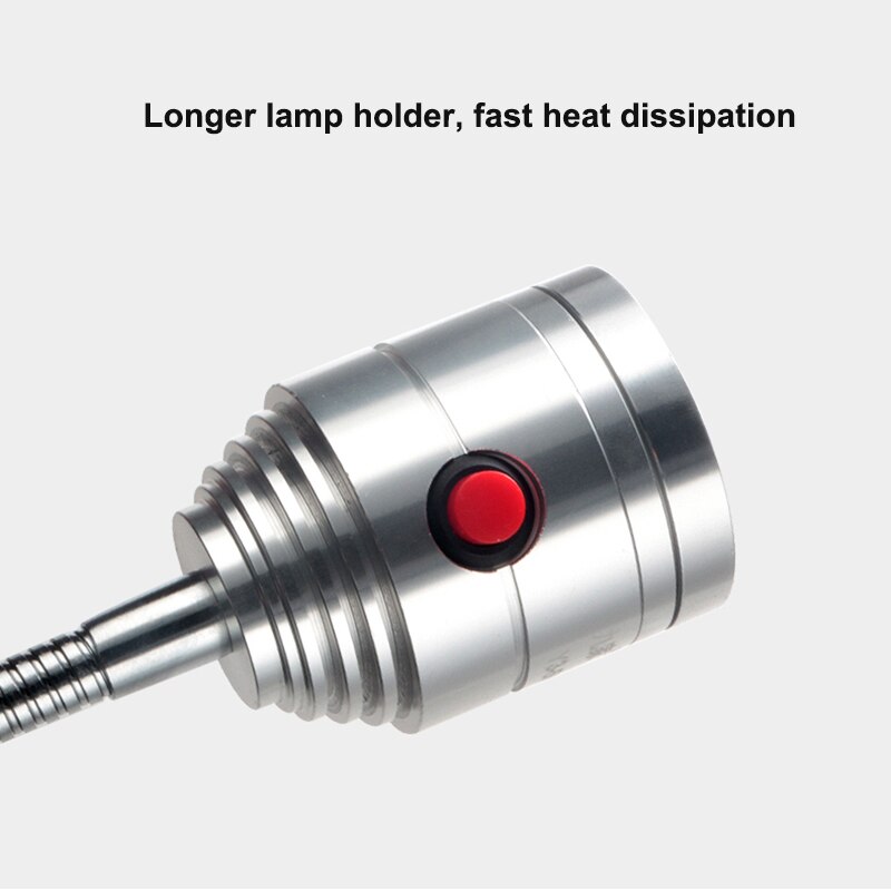 Luz LED de trabajo para máquina herramienta, lámpara de tallado de Jade de 24v y 220v, pequeña iluminación de perforación Industrial, lámpara de mesa, torno CNC, 1W, 3W, 5W