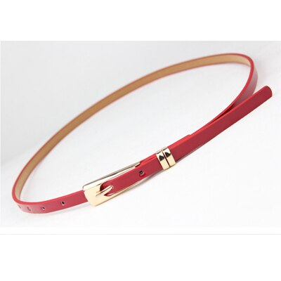 Grote naam eenvoudige stijl riem pu lakleer lange u-vormige gesp fijne damesriem luxe merk riemen voor vrouwen: B