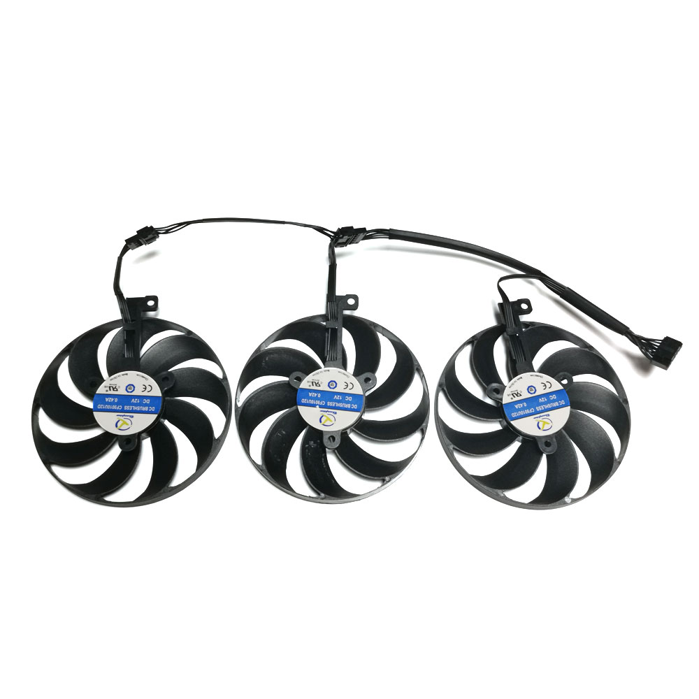 CF9010U12D T129215BU PLD09210S12H Video card cooling fan，For ASUS TUF RTX 3060、3060TI、3070、3070TI、3080、3080TI、3090 GAMING