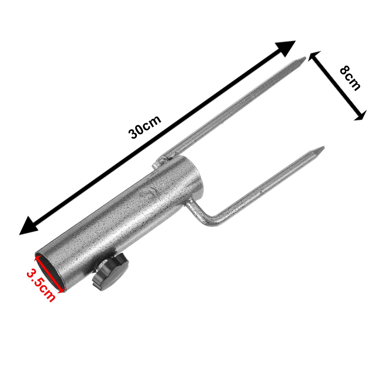 Steel Parasol Stand Umbrella Base Heavy Duty Parasol Stand Holder Outdoor Garden Market Patio Insert Plug Garden Accessories