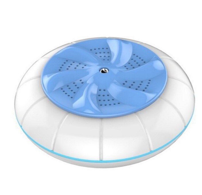 ultrasonic folding mini washing machine portable panties washing machine: blue