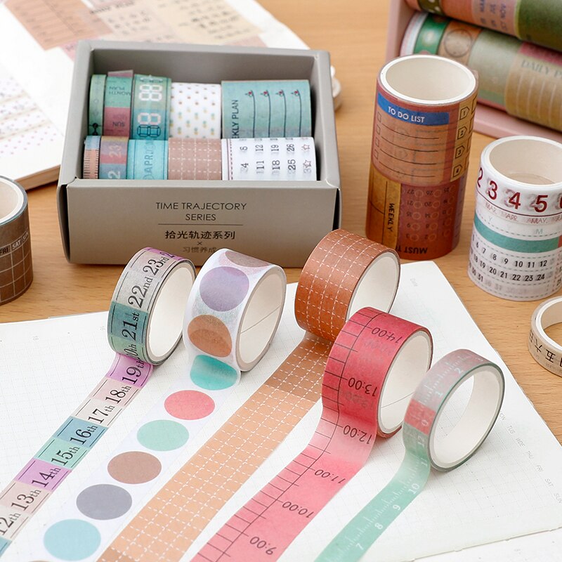 1set/lot Decorative Adhesive Tapes Pick up light track Scrapbooking DIY Paper Japanese Stickers 2M