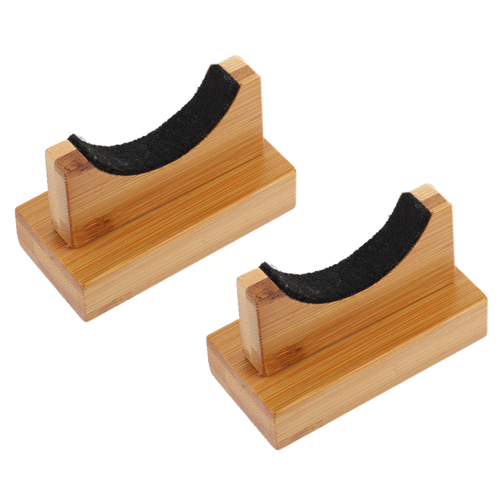 1 Pair Rack Baseball Bat Accessory Household Bat Holder Baseball Bat Rack Bamboo Bat Stand for Storage Bat Desktop Home: Default Title