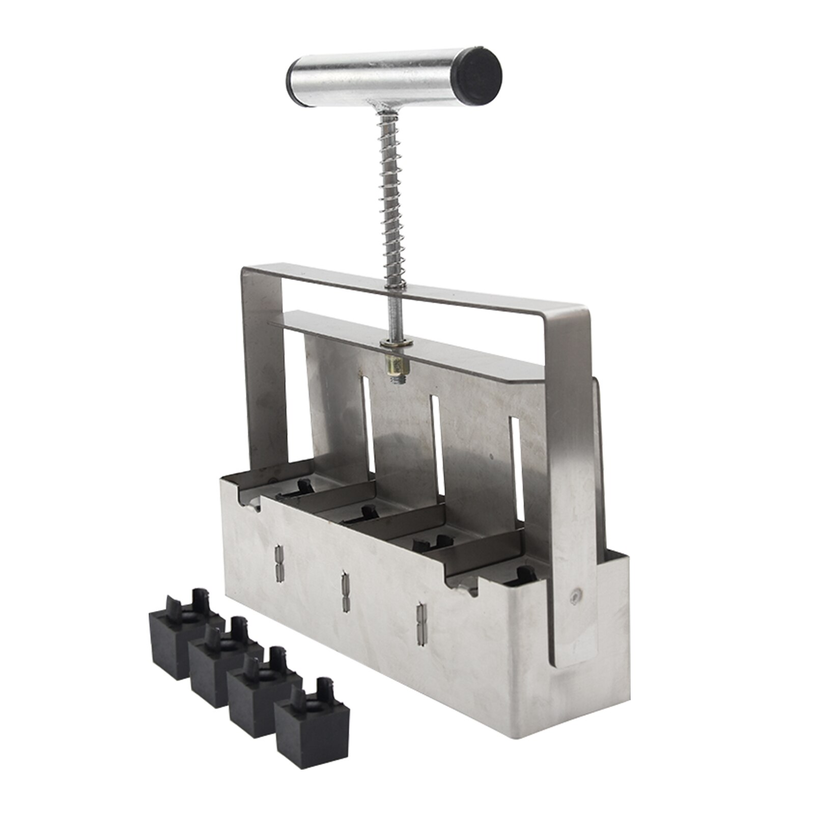 Invernaderos con tope de suelo Quad Manual para exteriores, trasplante de jardín ecológico con agarre cómodo para plantones, huerto portátil