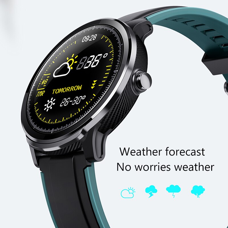 LIGE nouvelle montre intelligente plein écran tactile IP68 étanche fréquence cardiaque moniteur de pression artérielle Sport smartwatch information rappel