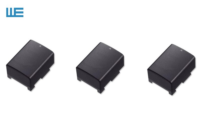 BP-807, BP-808, BP807, BP808, BP-809, BP809 batería completa decodificada para Canon FS10, FS100, FS11... FS20... FS200 FS21... FS22... HFM400 FS300