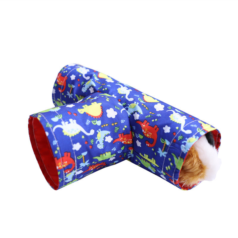 Hamster käFeige Tunnel für Ratte warme Hamster rohr Spielzeug bett KäFeige für Hamster Kaninchen Meers chweinchen Kleintiere: Dunkler Braun