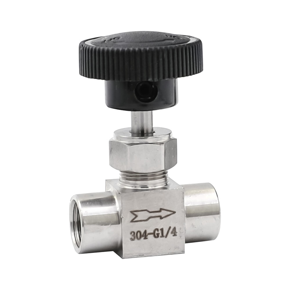 1/8" 1/4" 3/8" 1/2" BSP NPT Stainless Steel Female SS 304 Tube Shut Off Flow Control Adjustable Needle Valve For Water Gas Oil