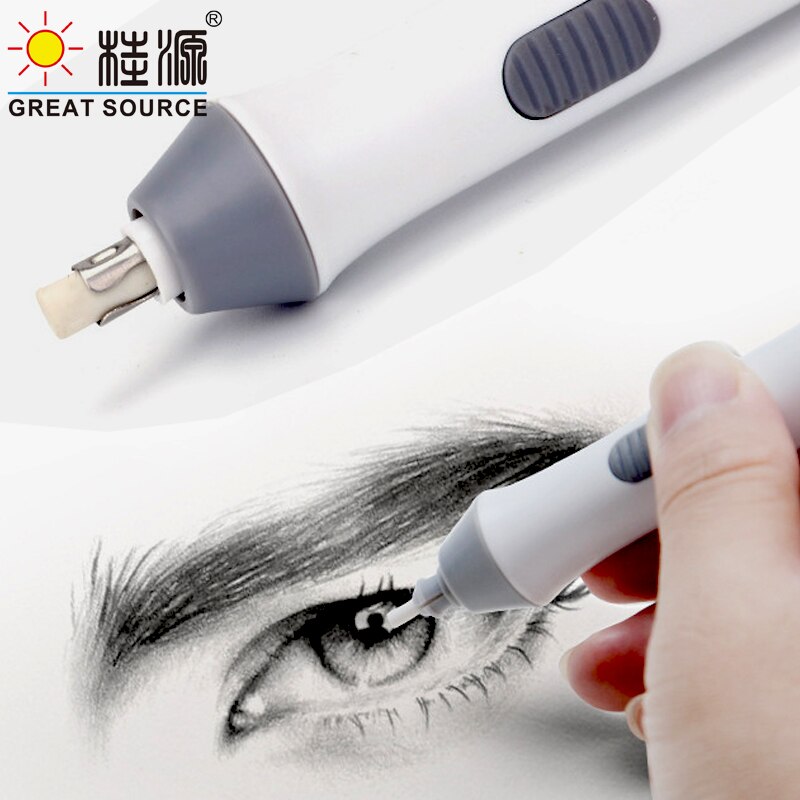 Gomme électrique Haute Lumière Gomme Dessin Crayon Gomme Machine Remplacer 2.3mm / 5mm Gomme (1 Pièce/ensemble)