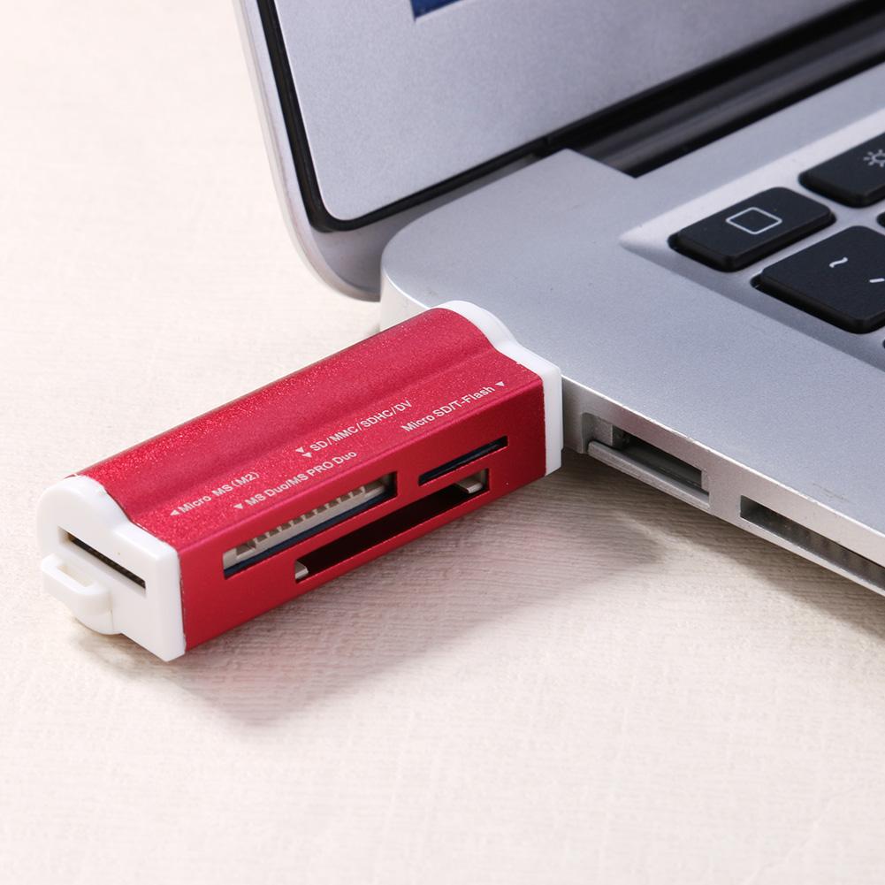 Card Reader Multi Card Reader All In One USB 2.0 SD/SDHC/Mini SD/MMC/TF Smart Memory Card Reader Flash Drive Cardreader Adapter