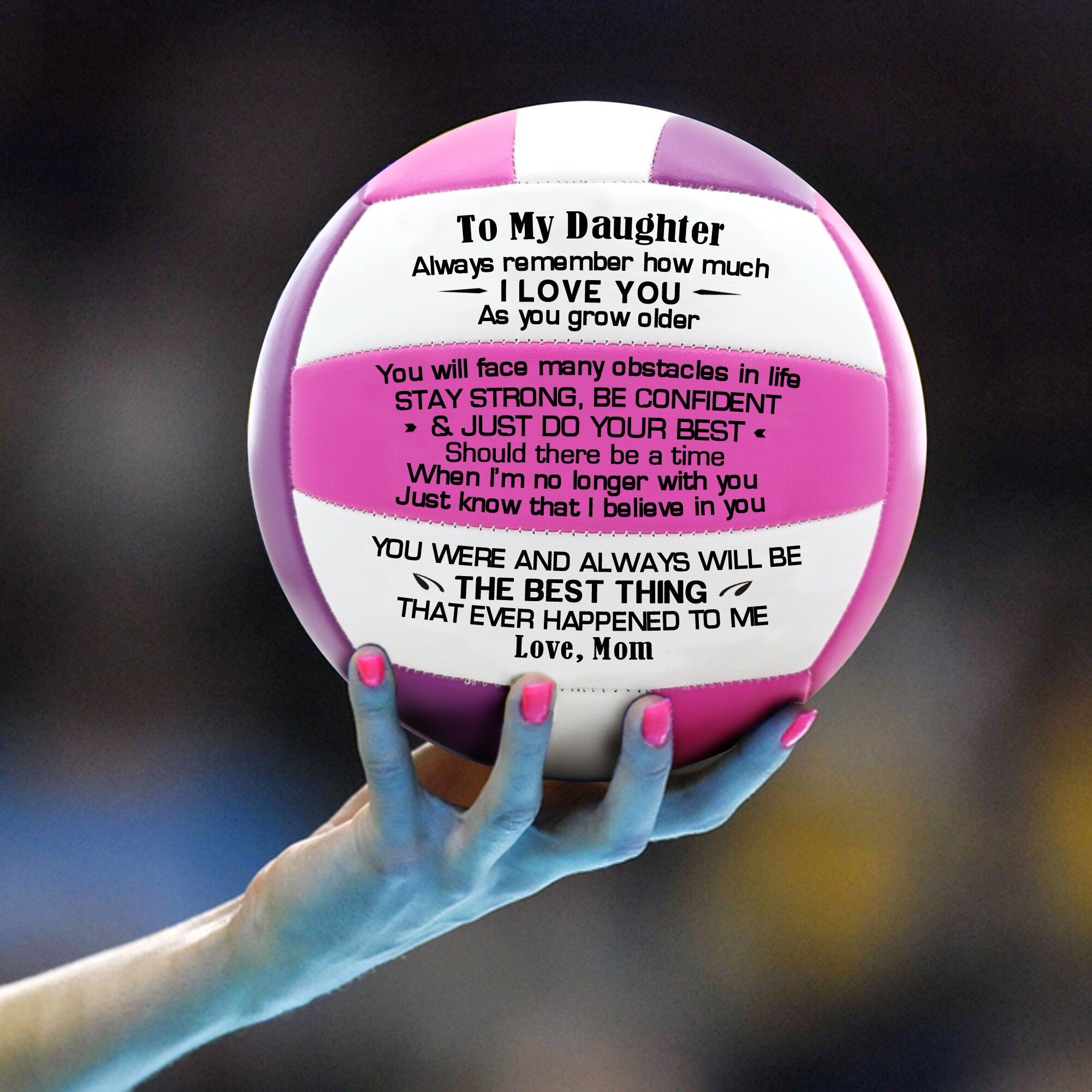 Moeder Om Mijn Dochter Zachte Volleybal Professionele Training Concurrentie Ballbest Cadeaus Voor Geliefde Dochter