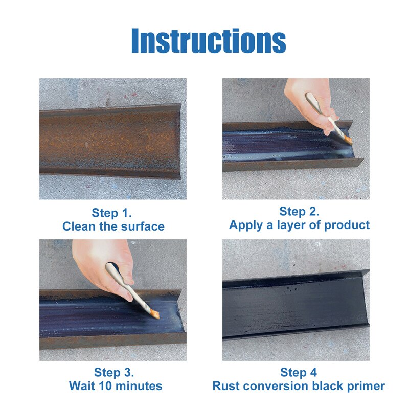 Rust Remover Agent Multipurpose Cleaning Derusting Rust Removal Agent Rust Remover Agent for Home Car Detailing H-best