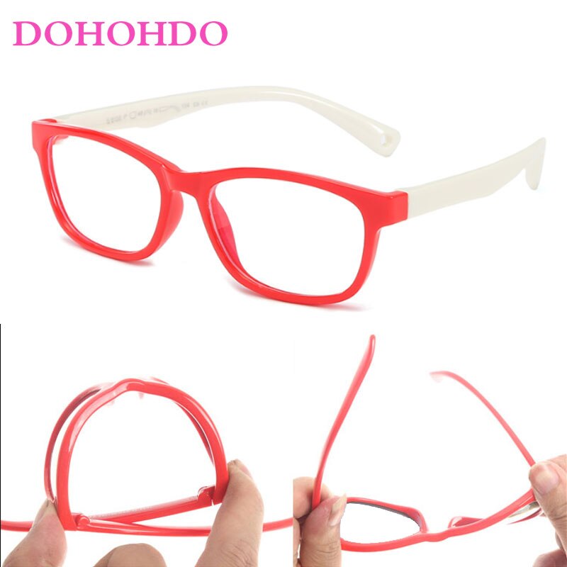 Dohohdo børn optisk brillestel barn dreng pige nærsynethed receptpligtig brillestel briller brillestel oculos de sol