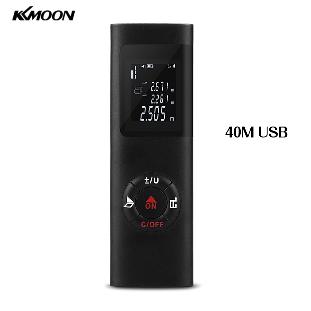40M Entfernungsmesser Clever Digital Mini Abstand Sauerei Meter USB Elektronische Raum Messung Gerät für Fläche Volumen Entfernungen