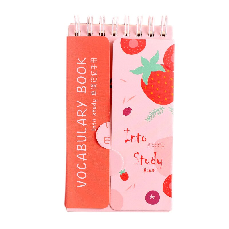 Cute little fresh word book portable portable coil book cartoon notebook study manual this kawaii supplies