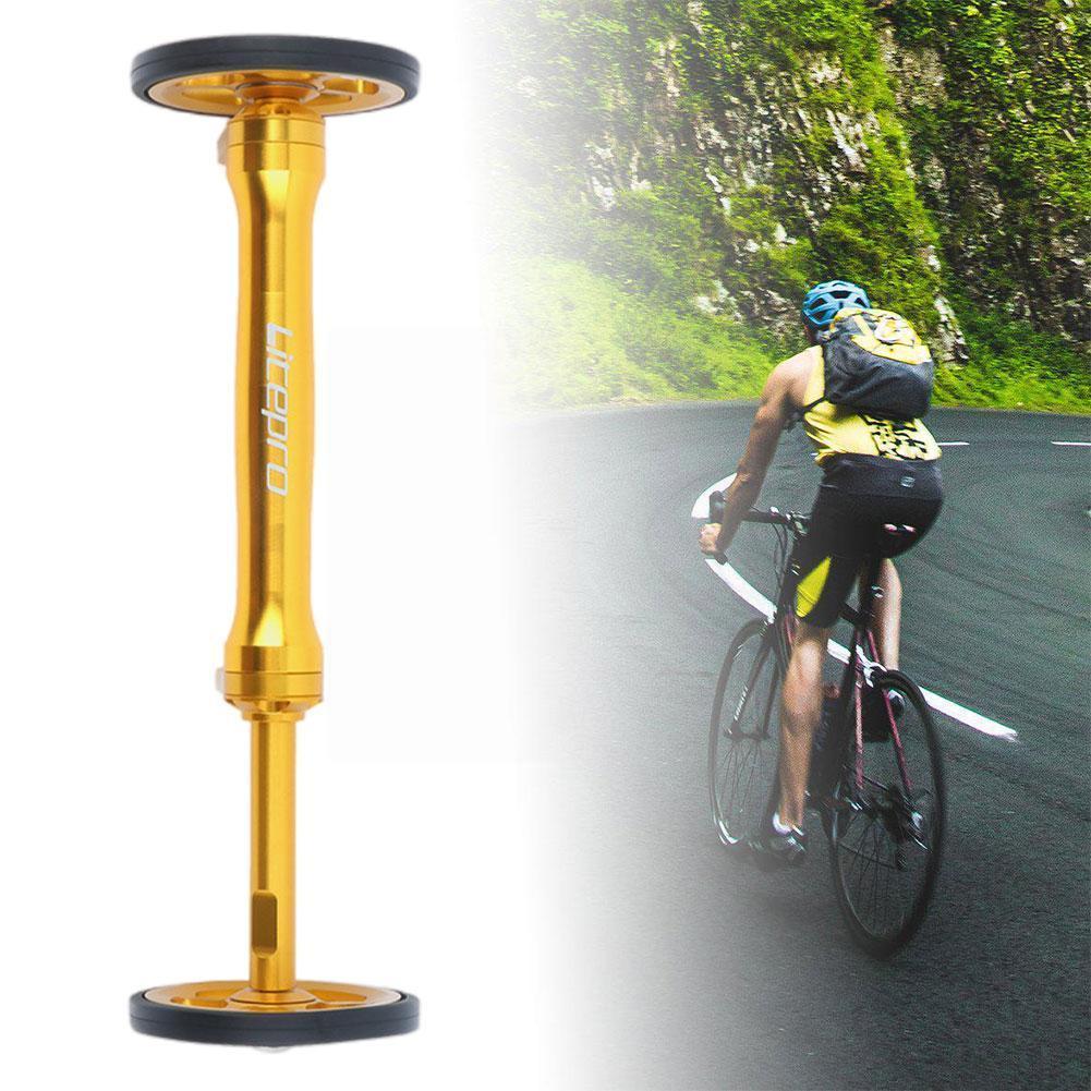 Small Cloth Folding Bike Modification Aluminum Alloy Easy Rod Folding Wheel Bicycl Rod Telescopic Extension Litepro Wheel E A2f9