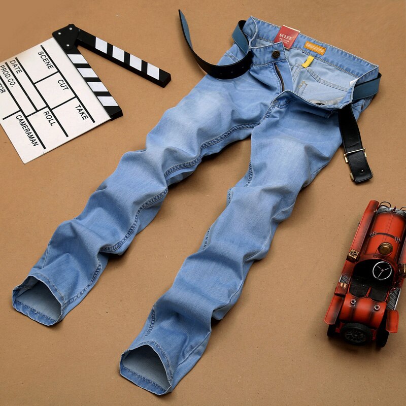 Men's Jeans Utr Light Thin Brand Jeans Large Sales Of Spring Summer Jeans Slim Jeans Men's Trousers