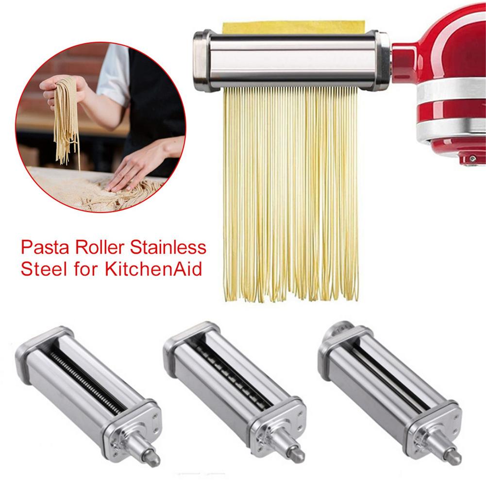 Pasta Maker Attachments Set For KitchenAid KSMPRA Stand Mixers Dough Slices Fettuccine Spaghetti Noodle Makers Parts
