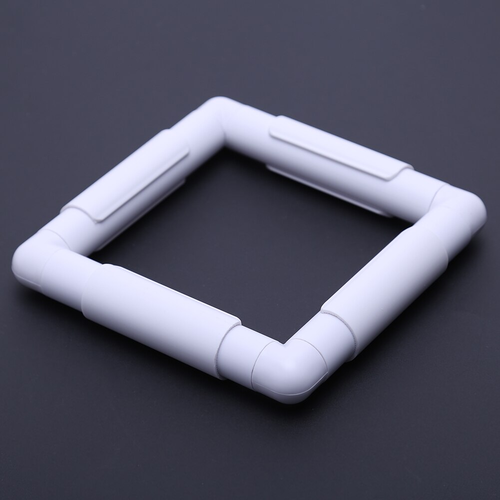 piazza Del Cerchio Ricamo Cerchio Di Plastica cornice Maniglia di Forma Quadrata FAI DA TE Telaio da Ricamo Cerchio Punto Croce FAI DA TE Strumenti di Cucito