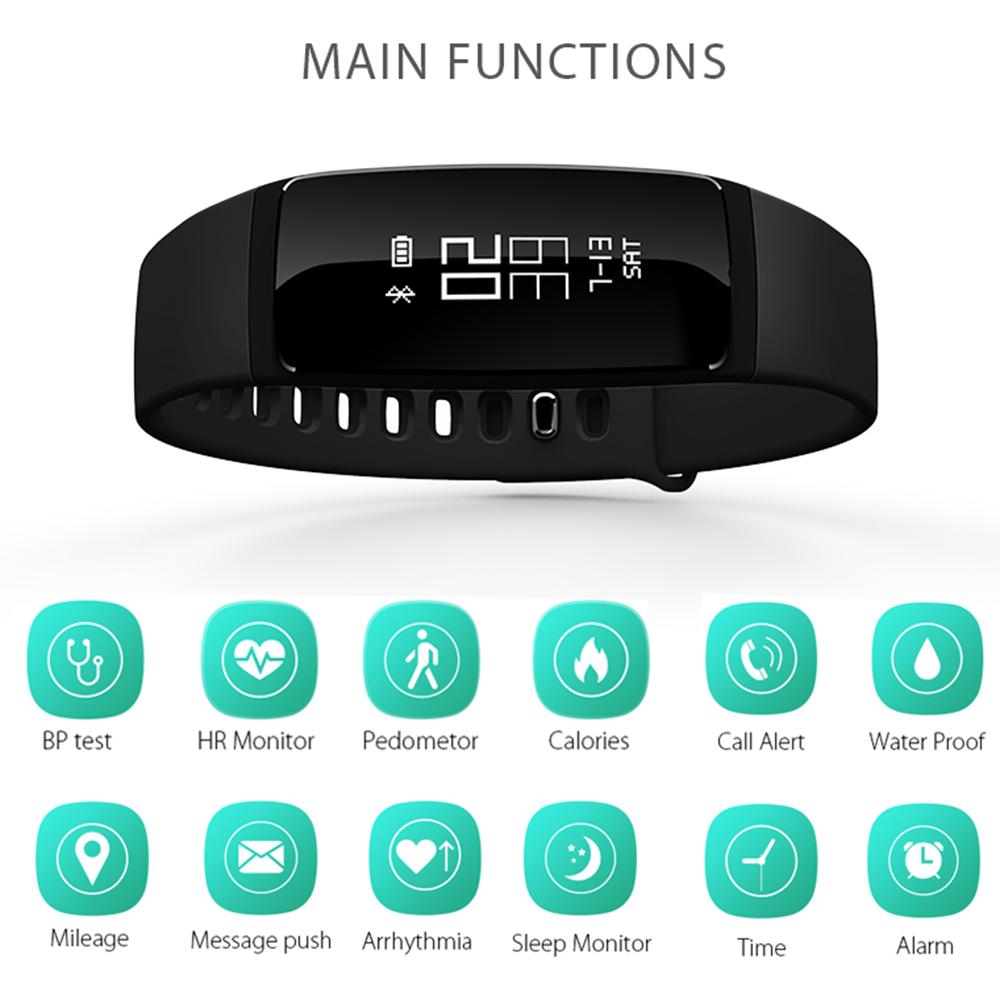 V07 Smart Wristband Band Heart Rate Monitor Blood Pressure Bracelets APP NAME H BAND Fitness Tracker SmartBand For iOS Android