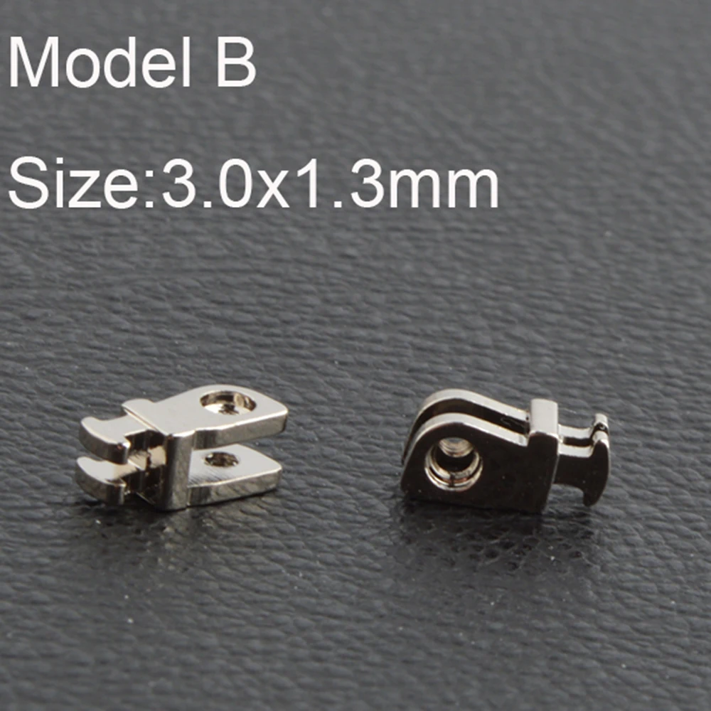 100 Stuks (50 Paar) 2 Modellen Twee Lussen Enkele Scharnier Voor Kunststof Frame, Scharnier Vervanging Voor Acetaat Bril, Scharnier Reparatie Deel: Lavendel