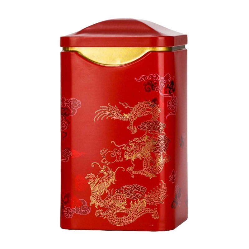 Latas vacías de hojalata de Metal, contenedor de almacenamiento para té, café, hierbas, dulces, Chocolate, azúcar, especias, aperitivos, envases para té