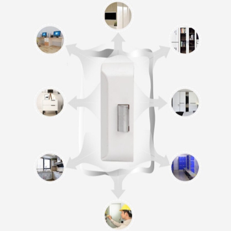 Smart Drawer Fingerprint Lock Alloy Intelligent Electronic Lock Anti-Theft Safety Lock for Storage Cabinet Wardrobe Desk