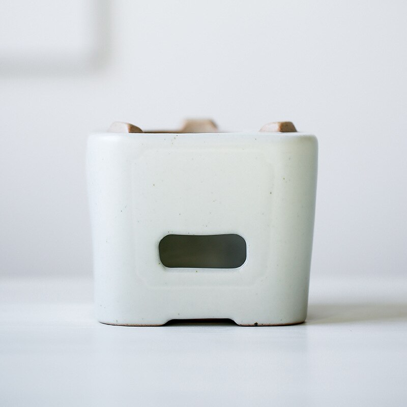 Ceramic tea stove, tea set, tea ceremony, warm tea stove, base, retro alcohol stove, heating stove, tea maker: 08