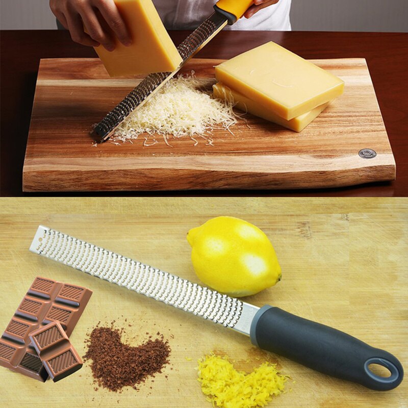Multifunction Stainless Steel Zester Cheese Chocolate Lemon Grater Microplane Rasp Fruit Zester Kitchen Good Helper Accessories