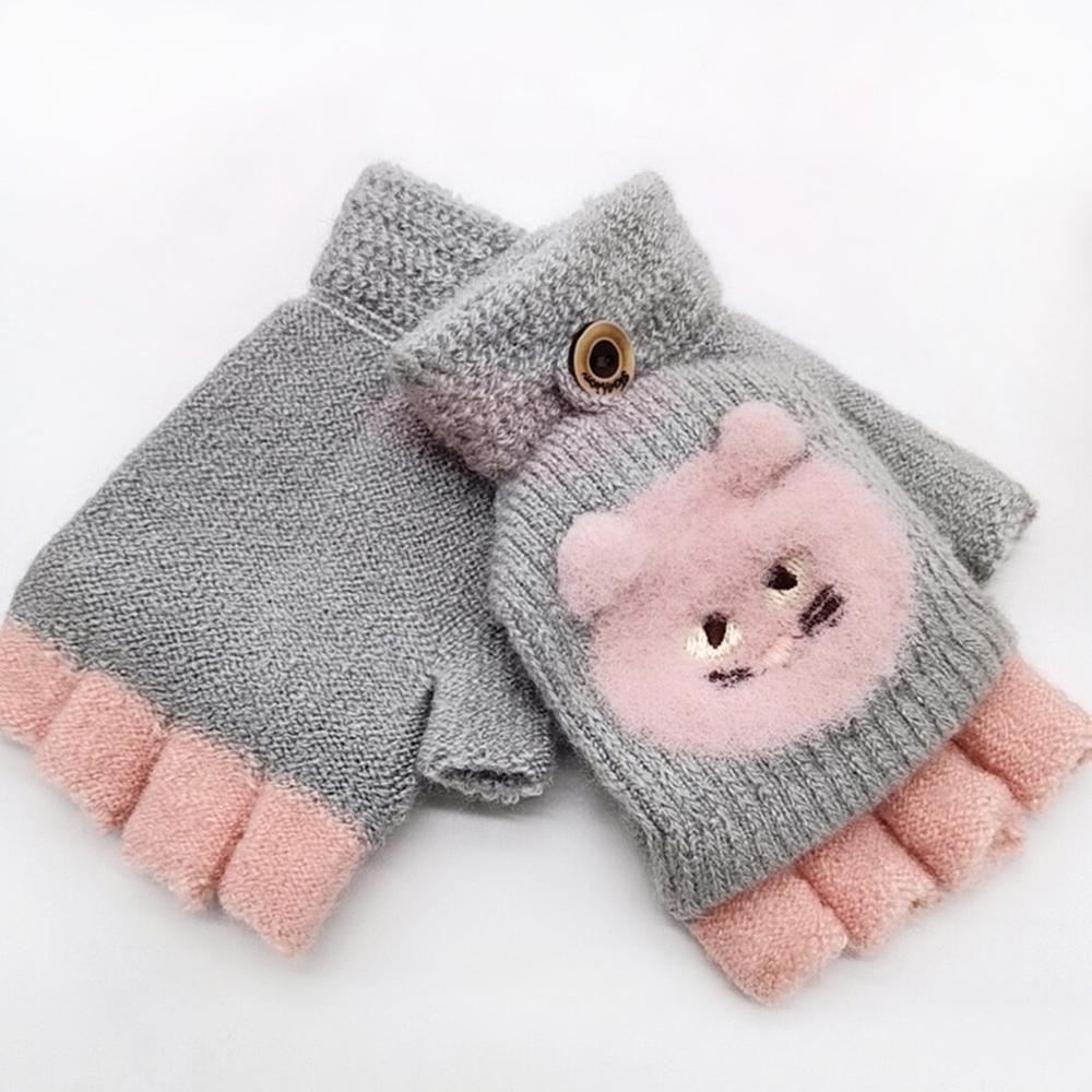 hotest warm socks Toddler Baby Winter Warm Knitted Convertible Flip Top Fingerless Mittens Gloves