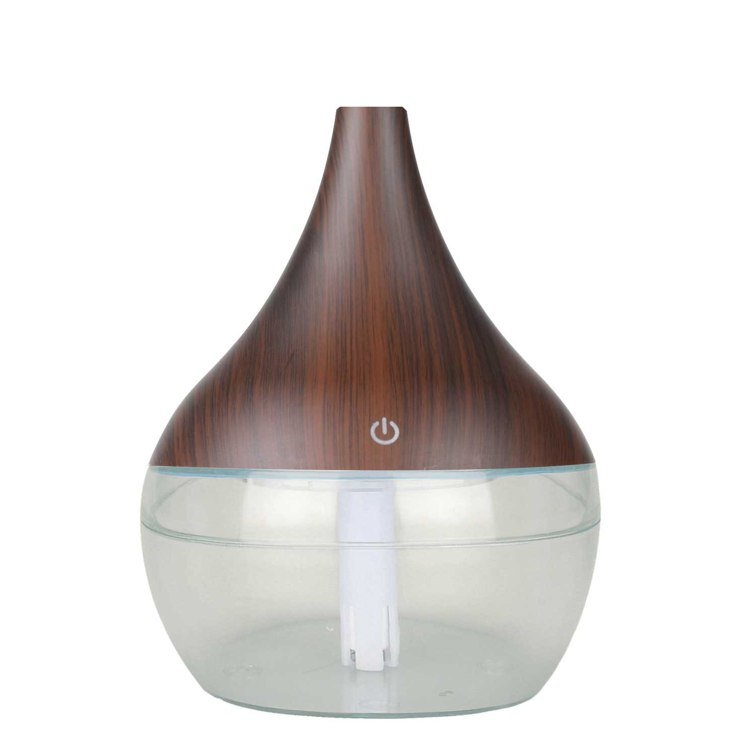 Humidificador eléctrico de aceites esenciales, difusor ultrasónico de grano de madera, minigenerador de niebla con USB, luz LED para