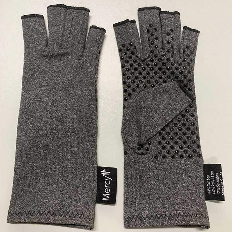 Dropship fizjoterapia rękawiczki bez palców kobiety mężczyźni zapalenie stawów ciśnienie opieki zdrowotnej rękawice zdatność siłownia sport antypoślizgowe rękawica: Non-slip / L