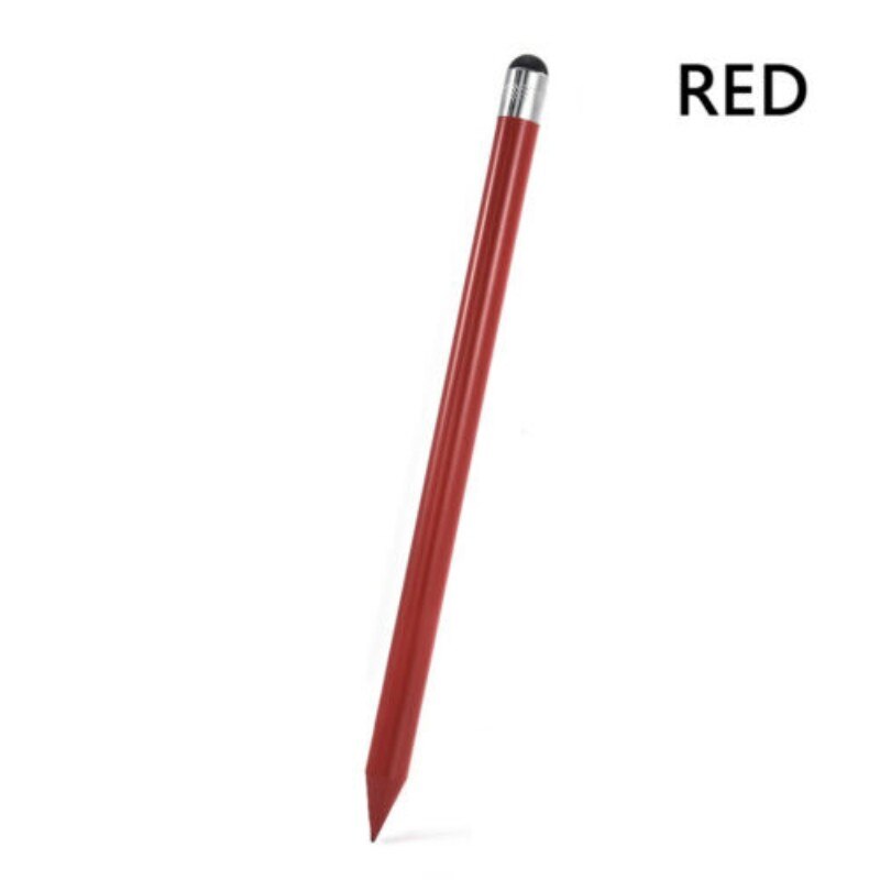 Runde Kopf Dünne Spitze Doppel Zweck berühren Kuli Stift berühren Kuli 16,5 cm für Kapazitive Bildschirm widerständig Bildschirm für IPad für IPhone: rot