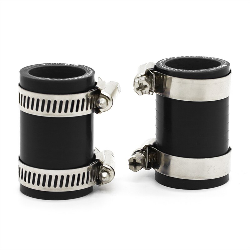 Silicone Exhaust Pipe Couplings Clamps Fit for Yamaha Banshee 1987-2006 Factory Toomey FMF DG Pro Circuit Pipes Car Accessories: Black